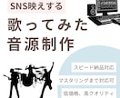 SNS用など歌ってみたオリジナル音源の制作をします 歌ってみた、カバー動画などに使用していただけます！ イメージ1