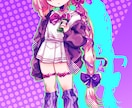 SNS用のアイコン・ヘッダーイラスト描きます Twitter・Youtubeに！ポップなイラスト得意です イメージ2