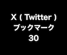 Xブックマーク30増やします ⭐️高品質⭐️ブックマーク数が増えるよう拡散します！ イメージ1