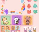 ふんわりかわいい動物を描きます 【ラフ案4点】SNS用のアイコン、サイトのワンポイント等に イメージ4