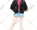 ギャル風女子【表情差分5種類】立ち絵販売します 商用可・ギャル風女子の立ち絵販売します【表情差分5種類】 イメージ4
