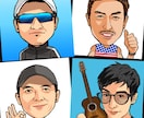 SNSアイコンに★漫画タッチの似顔絵をお描きします あなたのお顔がソフト劇画タッチに！ イメージ3