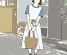 写真からイラスト化します SNSアイコンや挿絵などに是非！ イメージ1