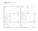 写真から打合せ用の簡易間取り図を作成します 今の住まいを、設計者に伝わりやすい図にします イメージ3