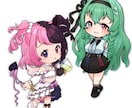 商用利用料込み！もっちりかわいいデフォルメ描きます 配信やグッズ化などにも最適な等身でもっちりかわいいタッチ！ イメージ2