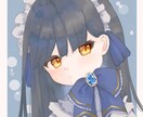 目を引くキラキラとした女の子のアイコンを製作します キラキラとした宝石のようなかわいらしい女の子が得意です♪ イメージ4