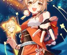 衣装デザインもOK！ご希望のイラストをお描きします 1枚絵、立ち絵、サムネイルイラスト制作いたします！ イメージ8