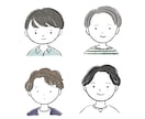 線画タッチのシンプルかわいいアイコン描きます 最短5日！SNSアイコンやブログにぜひお使いください＊ イメージ2