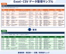 Excel・CSVのデータをきれいに整えます 重複・表記ゆれ・空欄を整理し、確認しやすい表に仕上げます イメージ4
