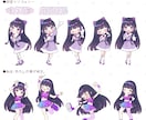 可愛い・優しい・幸せ なイラスト制作します 立ち絵・歌みた・1枚絵・小物・ミニキャラ等、制作いたします！ イメージ4