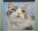 オイルパステル　原画郵送　ペット似顔絵を描きます 手書き/ハイクオリティ/動物全般/額付き無料/送料無料 イメージ3