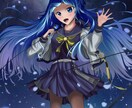 二次創作の美少女の一枚絵を描きます 駆け出しのため4000円で一枚絵を描きます イメージ4