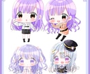 最短２日☆ぷにっとかわいいミニキャラを描きます ミニキャラならおまかせ下さい！迅速に可愛いをお届けします！ イメージ5