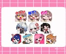 ポップなミニキャライラスト描きます 商用利用可！グッズ/配信用/SNS用などに！ イメージ4