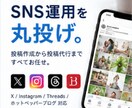 専門家が月2万円（税抜）でSNS運用代行します 年商50億企業をはじめとしたtoBの運用代行実績多数あり イメージ1