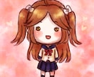 SNS用アイコンお描きします ふんわり可愛い人物イラストが欲しいかたへ イメージ3