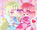 配信・SNS向けのふわかわSDイラスト制作します 丁寧なヒアリングで可愛いSDイラストを制作します！ イメージ3