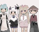 クセになるイラスト描きます ちょっと不思議な絵柄のイラストや可愛い女の子まで イメージ4