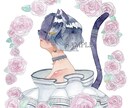 ラフ修正何度でも◎透明水彩でイラスト描きます X/YouTube/インスタなど色んな用途で使用可能！ イメージ4
