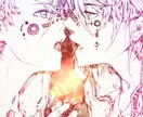 【ペン画(+デジタル】人物イラスト描きます イメージ1
