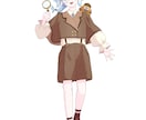 VTuber・配信活動向けイラスト制作します アニメ塗り風のイラスト描をきます イメージ3