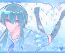 SNSや動画に！パステル調の可愛いイラスト描きます アイコンからサムネまで◎甘く透明感のある絵で活動を彩ります イメージ1