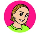 SNSで映える！あなただけの似顔絵アイコン描きます 商用OK！個人・仕事・プレゼントにも！ イメージ1