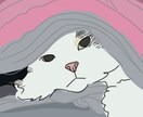 わんちゃんねこちゃんのデジタルイラスト描きます あなたのかわいいペットをシンプル線画で描かせてくださいᐝ イメージ5