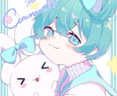 VTuber活動のイラスト描きます 老若男女問わず/商用利用可/三面図から１枚絵まで イメージ1