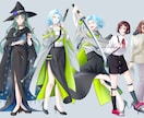 様々対応！理想のキャラクターをお仕立ていたします 顔から全身まで、老若男女問わず理想のキャラクターを作成します イメージ3