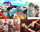 素敵なイラスト制作いたします 元ゲーム会社のイラストレーターがイラストを制作します♪ イメージ4