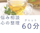 60分チャット✴︎あなたの悩みを丁寧にお聴きします うまく書けなくても大丈夫 ✴︎心の中を言葉にする60分 イメージ1