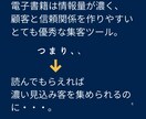 電子書籍を活かしたプロモーションで売上に繋げます 電子書籍プロモーターがあなたの電子書籍を集客のかなめにします イメージ6