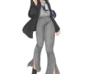 キャラクターに合った立ち絵を制作します キャラクターやシナリオの雰囲気に合わせた絵柄で描きます イメージ3