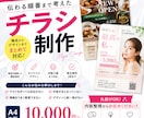 反応を意識したチラシ制作します 集客・告知向けチラシを制作します イメージ1