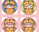 シンプルなのにどこか愛らしく可愛いアイコン描きます 実績積みの為5件のみ最低サービス価格で描かせていただきます！ イメージ1
