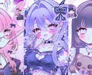 オーダーメイドでイラストお描きします 活動用イラストや動画サムネイルなど何でもご相談ください！ イメージ4