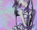 MVイラストやSNSアイコンなどイラスト制作します ダークでキュートな女の子が魅力的なイラストを描きます。 イメージ9