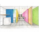 内装、外装の手書きスケッチ描きます オリジナル空間の手書きスケッチはいかがですか イメージ2
