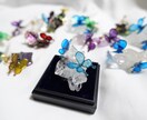 貴女好みの蝶アクセ、オーダーメイドでつくります 蝶と鉱石のオーダーメイドイヤーアクセサリーは如何ですか？ イメージ1