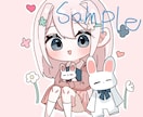 可愛いミニキャライラストを描きます グッズや観賞用、アイコンなどに! イメージ1
