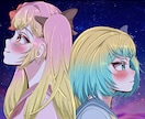 SNSで映える！アイコン・サムネイラスト制作します SNS用アイコン・サムネ・立ち絵など！ イメージ2
