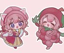 最短当日入稿！ / ミニキャラ、SDを描きます 二種類の絵柄と等身からお選びいただけます！ イメージ2
