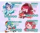 かわいいミニキャラかけます 即納可能！で安価でしっかりかわいいミニキャラ♡ イメージ2