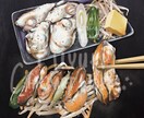 飲食店向けチョークアート風メニューイラスト描きます 写真をもとに手描き風イラストに仕上げます イメージ3