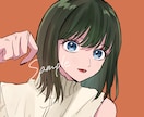 可愛いイラスト/アイコンを制作いたします アニメ塗り/厚塗り風イラスト描きます イメージ1