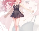 鮮やかで可愛い！印象的な1枚絵を制作します SNS・配信活動等に映える印象的なイラストをお届けします！ イメージ2