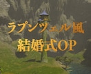 ラプンツェル風の結婚式OPを作ります ハイクオリティなラプンツェル風の結婚式ムービーを作ります！ イメージ1