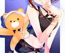 立ち絵やサムネイラスト、歌ってみた描きます 喜怒哀楽色んなかわいい女の子お描きします♡ イメージ8
