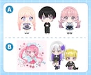 絵柄が選べる！SDイラスト制作いたします SD(デフォルメ)イラスト/ミニキャラ/ちびキャラ イメージ2